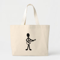 Figure de bâton guitariste