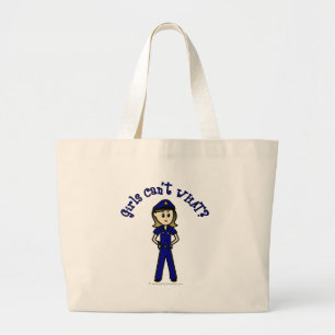 Grand Tote Bag Fille du policier léger
