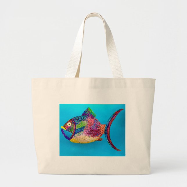 GRAND TOTE BAG FISH FOURRE-TOUT (Devant)