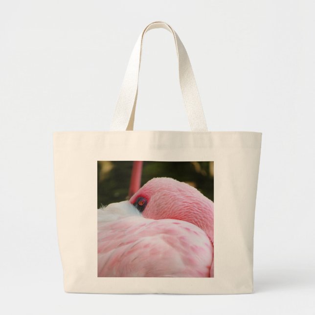 Grand Tote Bag Flamant rose (Devant)