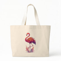 Flamant rose Rose Calme Debout Calme