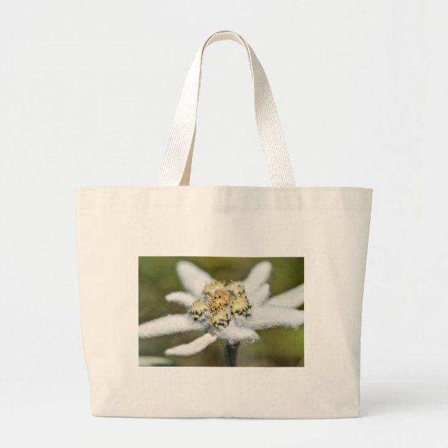 Grand Tote Bag Fleur alpine Edelweiss (Devant)