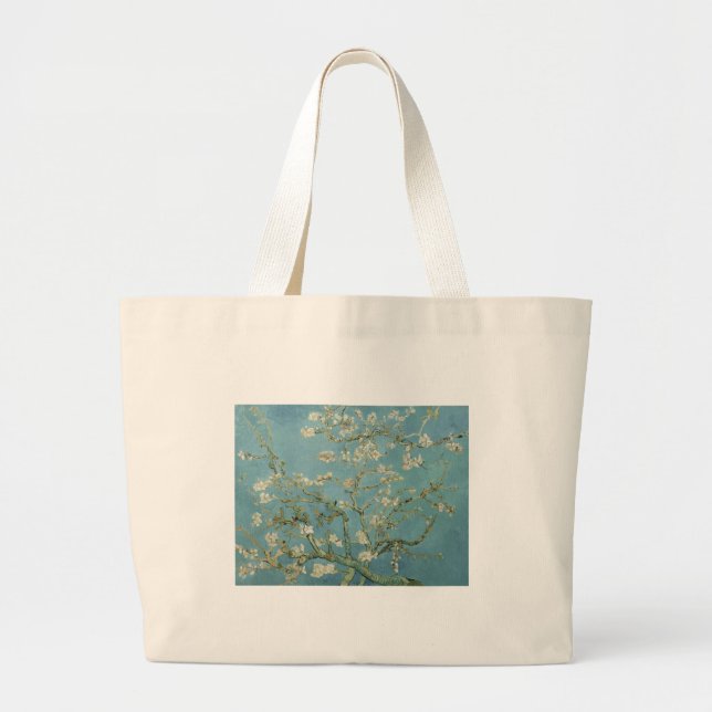 Grand Tote Bag Fleur d'amande de Van Gogh (Devant)