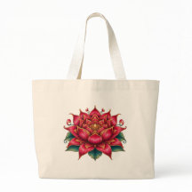 Fleur rouge thaïe, Art thaïlandais, Design thaïlan