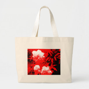 Grand Tote Bag Fleurs blanches de Stratford-sur-Avon dans le