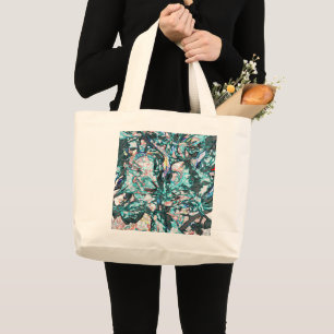 Grand Tote Bag Flora Artsy Fleurs aquarelles
