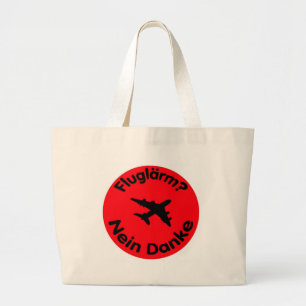 Grand Tote Bag Fluglärm ? Nein Danke