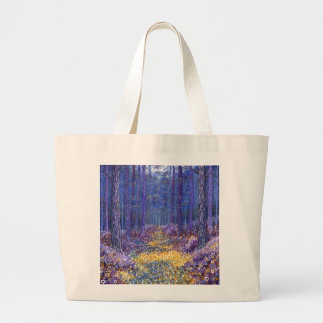 Grand Tote Bag Forêt bleue 2 2012 (Devant)