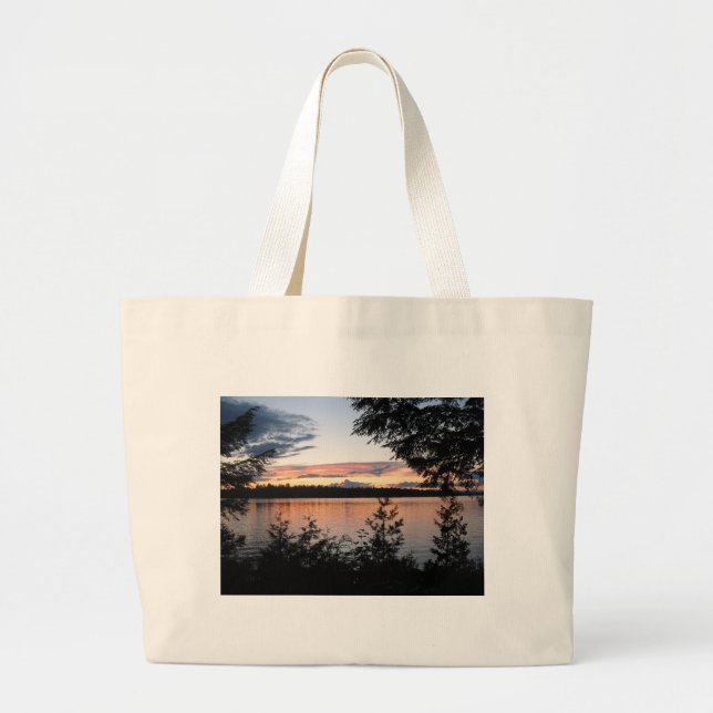 Grand Tote Bag Forêt paisible (Devant)