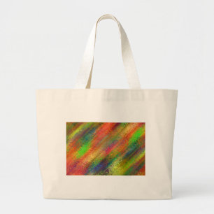 Grand Tote Bag fourre-tout jumbo multicolore.