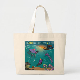 Grand Tote Bag Fourre-tout - Pêche des monstres marins - Buellton
