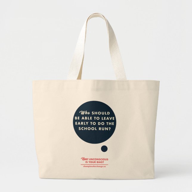 Grand Tote Bag Fourre-tout polarisé inconscient (Devant)