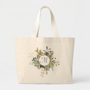 Grand Tote Bag Framage circulaire avec Monogramme