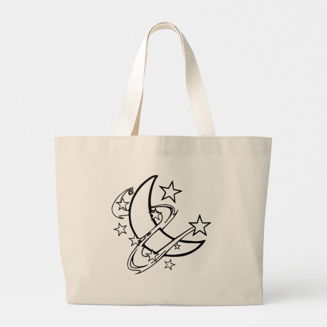 Grand Tote Bag frappé (Dos)