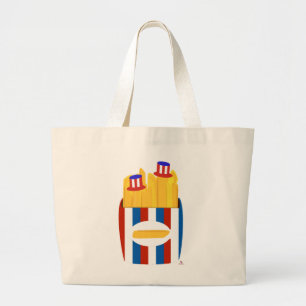 Grand Tote Bag Freedom Fries Epic All American Side Disc Art