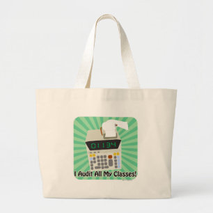 Grand Tote Bag Funky Audit Classes College Dire Fun