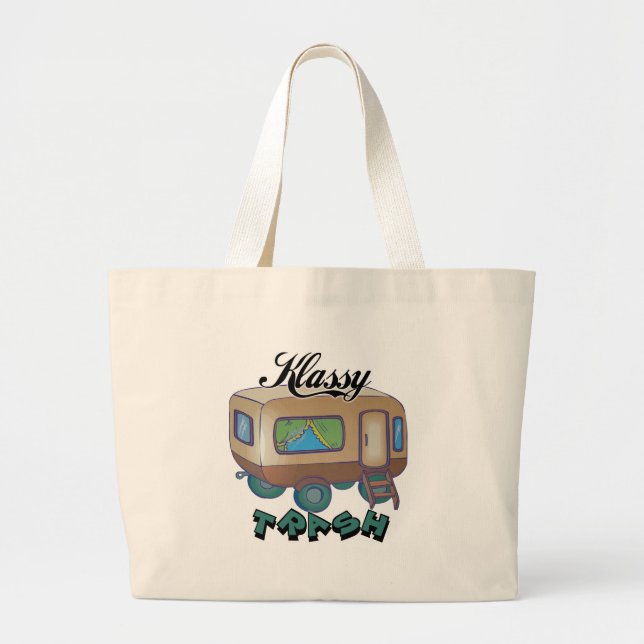 Grand Tote Bag Funny Trailer Park Shirts et cadeaux (Devant)