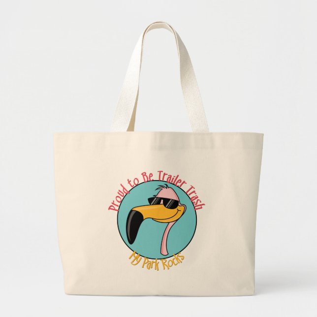 Grand Tote Bag Funny Trailer Park Shirts et cadeaux (Devant)