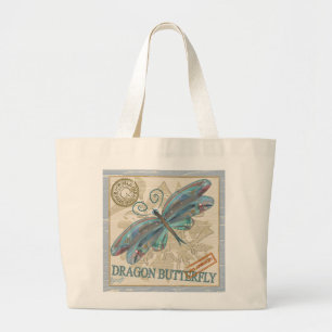 Grand Tote Bag G Bureau de création libellule