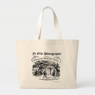 Grand Tote Bag Galerie d'antan de Photographe-Tente du YE