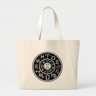 Grand Tote Bag Gemini Zodiac