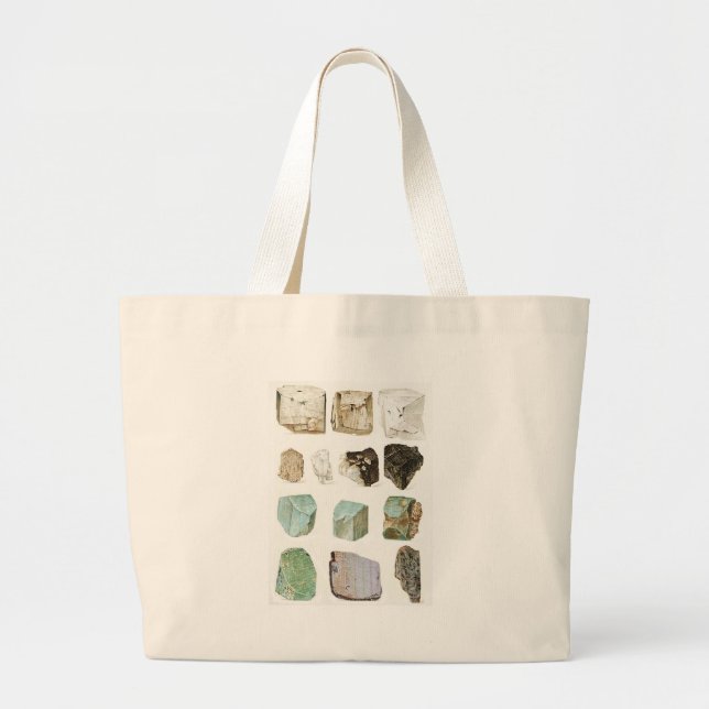 Grand Tote Bag géologie rocks! (Devant)