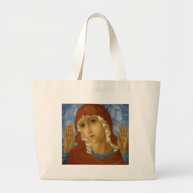 GRAND TOTE BAG GLOIRE À LA VIERGE BÉNÉFICIÉE MARY (Devant)