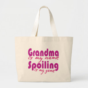 Grand Tote Bag Grand-mère est mon nom