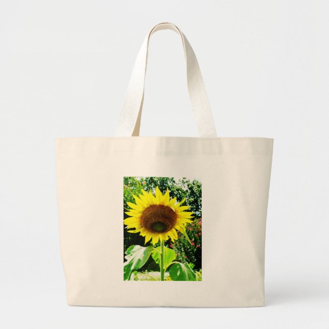 Grand Tote Bag Grand tournesol jaune (Devant)