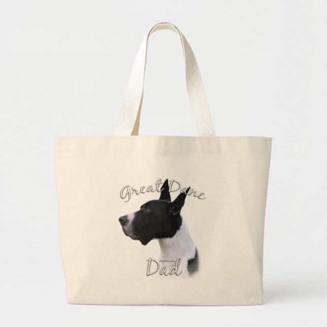 Grand Tote Bag Great Dane (manteau) Papa 2 (Devant)