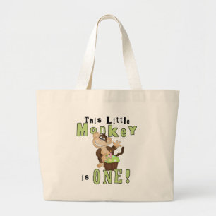 Grand Tote Bag Green Party Singe 1er Anniversaire Tshirts et cade