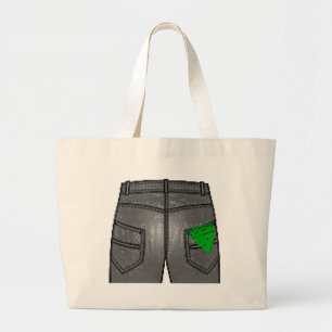 Grand Tote Bag Green Right Hanky