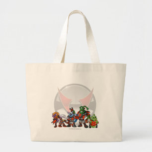 Grand Tote Bag Groupe de station spatiale de Virtupets d'équipe