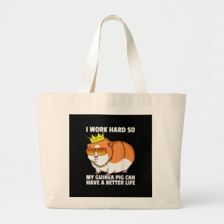 Grand Tote Bag Guinéen Cochon Maman Papa Piggies Costume Propriét