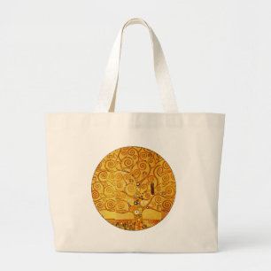 Grand Tote Bag Gustav Klimt Arbre de Vie : Symboliste Art Nouveau
