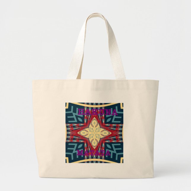 Grand Tote Bag Hakuna Matata (Devant)