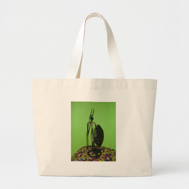 Grand Tote Bag Hakuna Matata Kenya Maasai.JPG (Devant)
