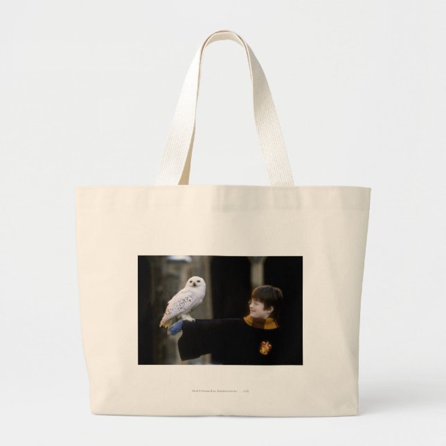 Grand Tote Bag Harry et Hedwig 3 (Devant)