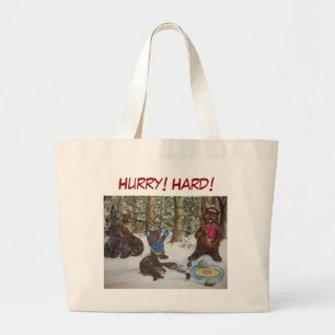 Grand Tote Bag Hâte ! Dur ! Fourre-tout enorme