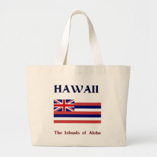 Grand Tote Bag Hawaï, Les îles d'Aloha