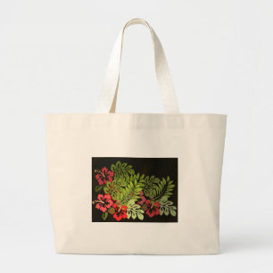 Grand Tote Bag Hawaii Aloha Flower Art Print