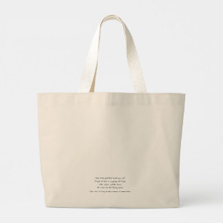 Grand Tote Bag Herbe verte avec Dew Méditation nature paisible La