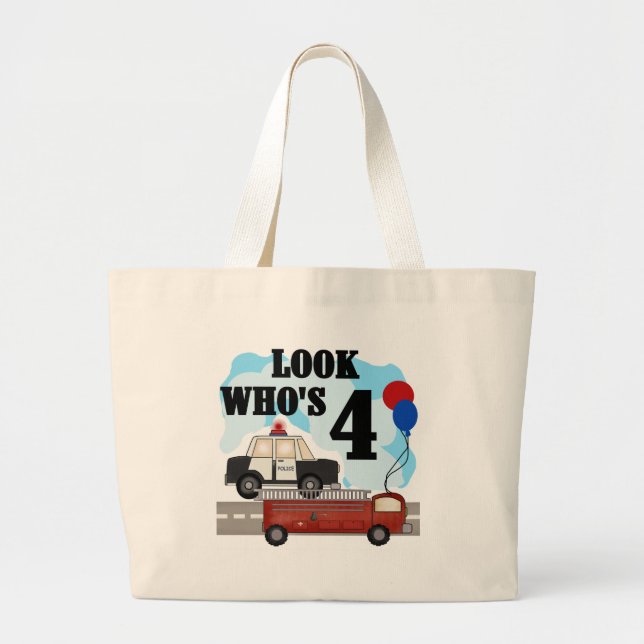 Grand Tote Bag Héros de tous les jours 4e anniversaire (Devant)