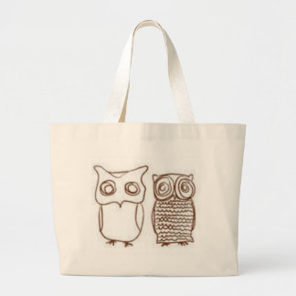 Grand Tote Bag Hiboux
