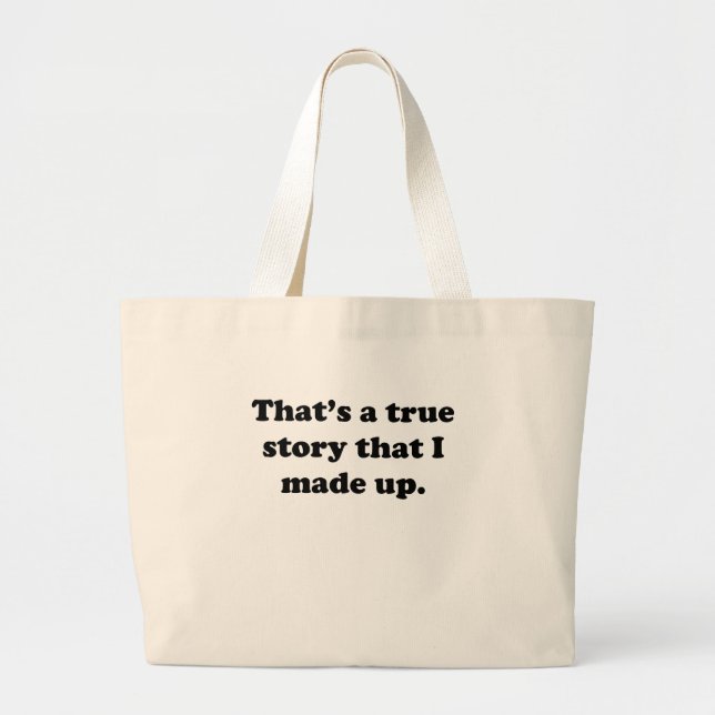 Grand Tote Bag Histoire vraie (Devant)