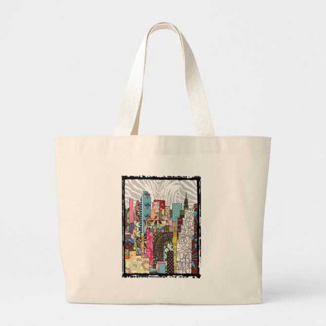 Grand Tote Bag Horizon de NYC (Devant)