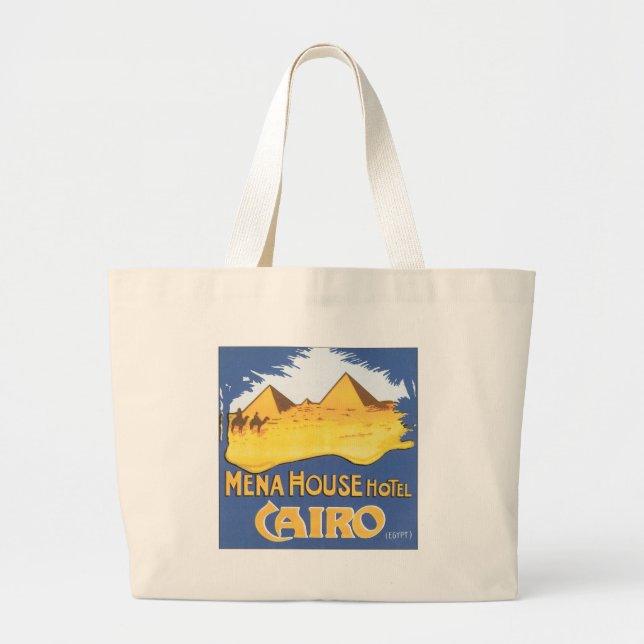Grand Tote Bag Hôtel Mena House (Devant)
