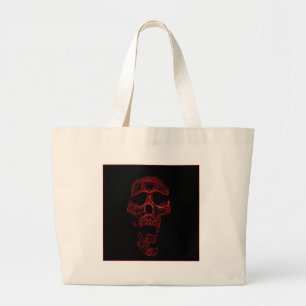 Grand Tote Bag Humoristique crâne drôle