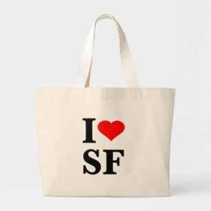 Grand Tote Bag I coeur San Francisco
