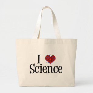 Grand Tote Bag I la Science de coeur